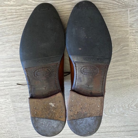 J.M. WESTON Wingtips Brown Shortwing Brogue Shoe S